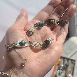 14kt Gold And Silver Bracelet